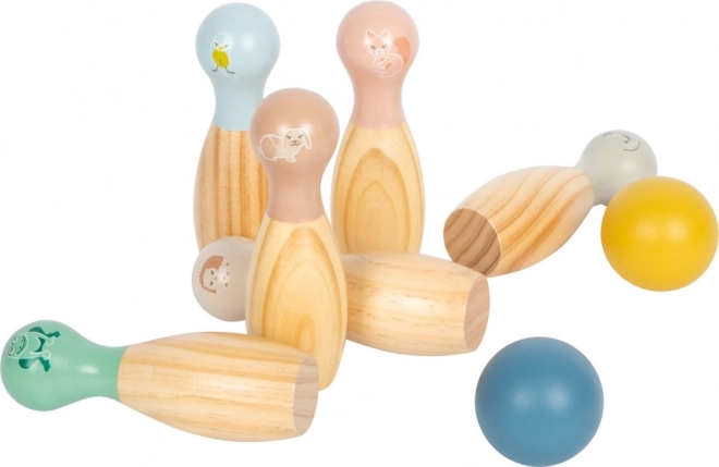 Garden Buddies joc de bowling din lemn Small Foot