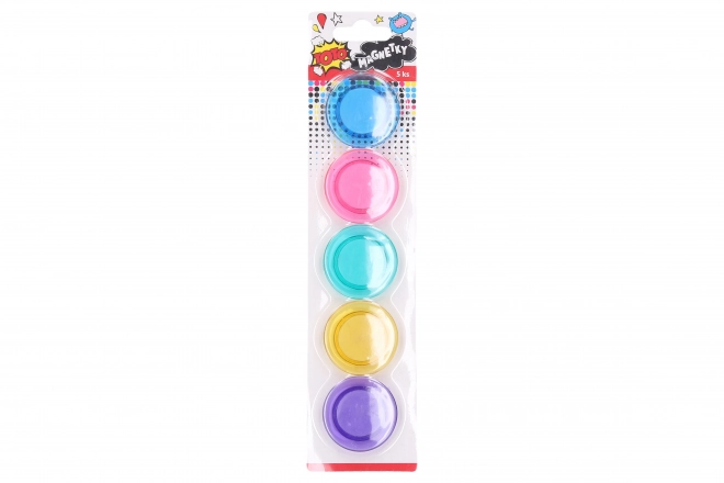 Magneti colorați rotunzi 4cm