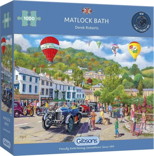 Puzzle GIBSONS Satul Matlock Bath 1000 piese