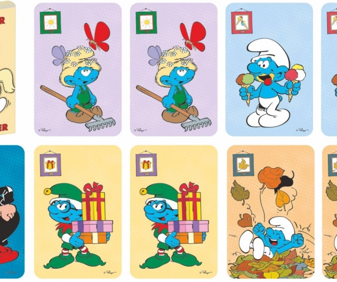 Negrul: Smurfs - Joc de societate cu cărți