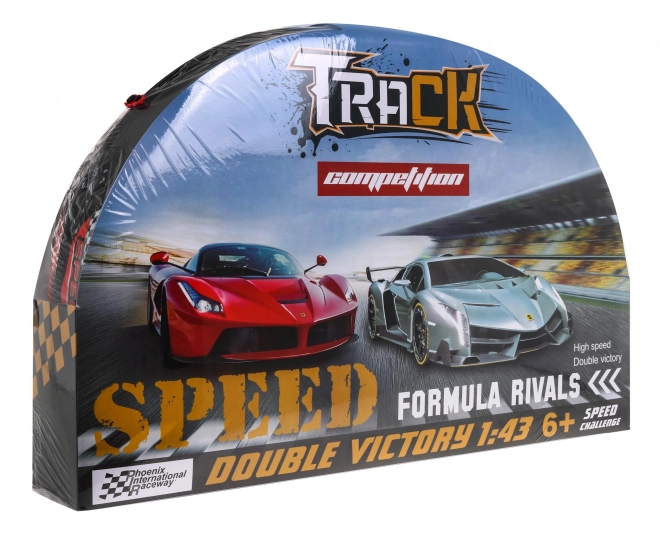 Set pistă de curse Track Speed pentru copii 6+ Autovehicule controlate + efecte interactive