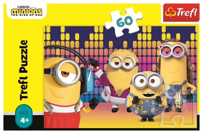 Puzzle 60 piese Minions dezordine