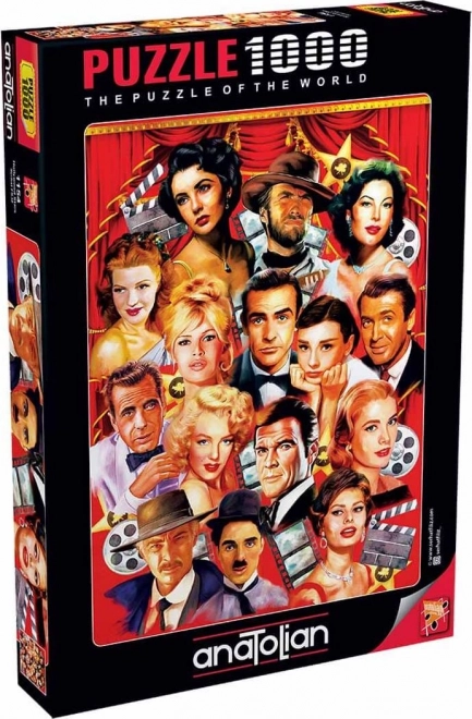 Puzzle Stelele de la Hollywood 1000 piese