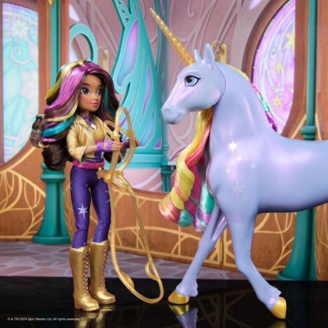 set unicorn academy wildstar cu păpușa sophia 24cm