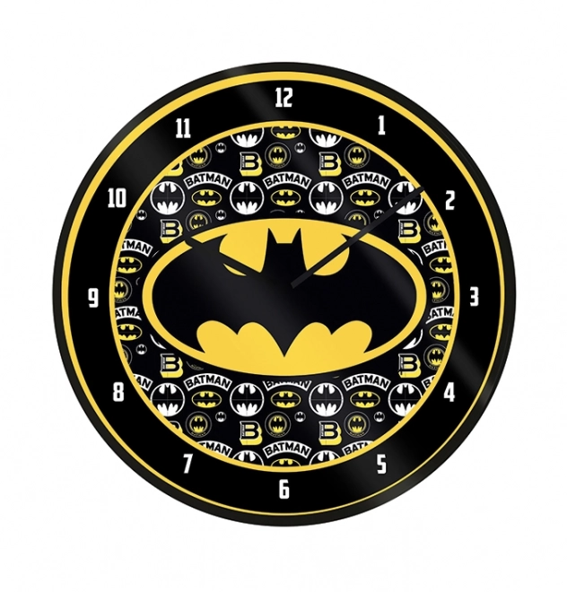 Ceas de perete cu simbol Batman