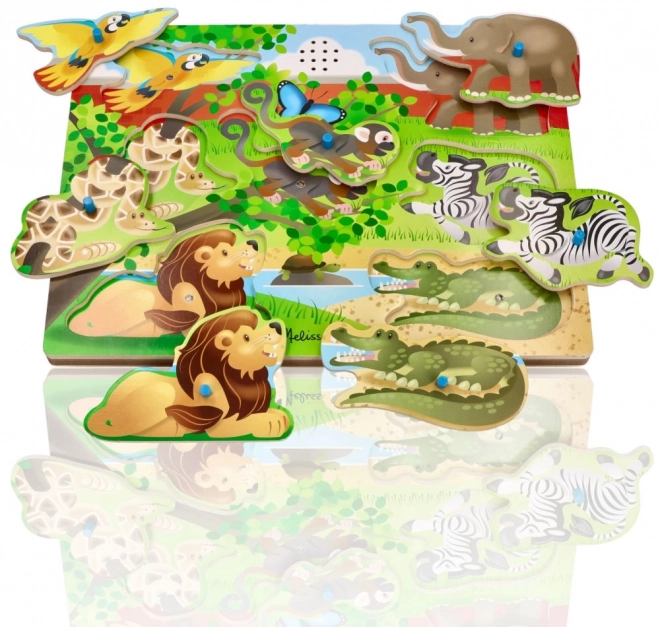 Puzzle sonore Animale de la Zoo