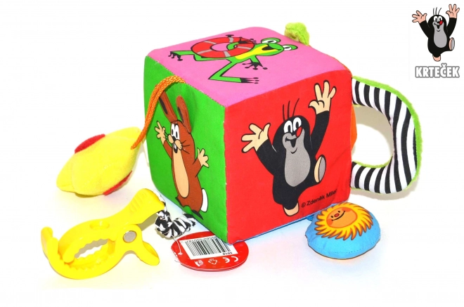 Cub jucărie textilă Krtek 10 cm