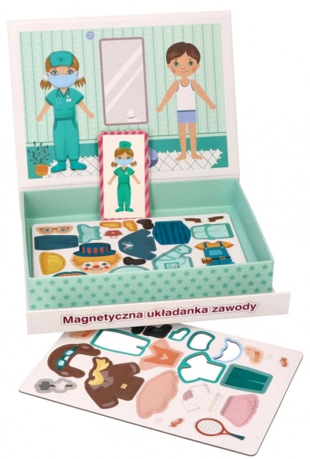 Puzzle magnetic cu meserii