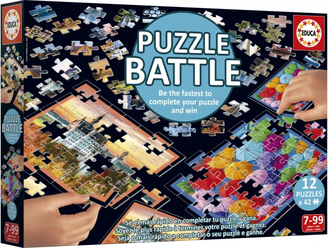 Puzzle Educa bătălia călătoriilor