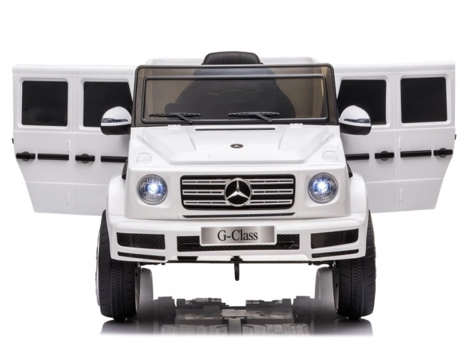 Mașină electrică pentru copii Mercedes G500 roșu – Albă