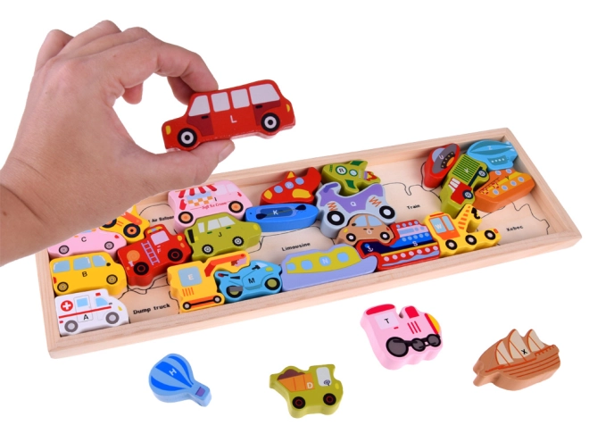 Placă-puzzle pentru sortare și amplasare corectă