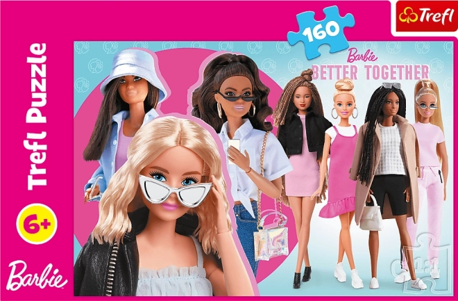 Puzzle 160 de piese Barbie și lumea ei