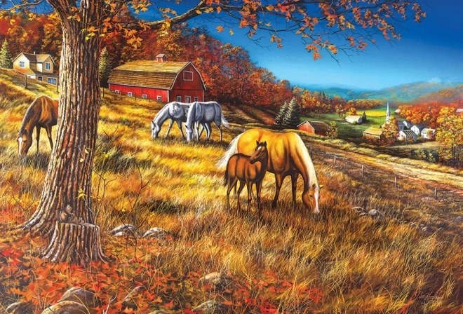 Puzzle COBBLE HILL Întâlnire pe pantă 2000 piese