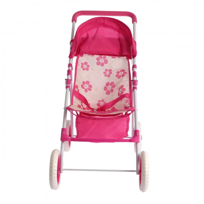 Cărucior Woopie Royal pentru păpuși - design floral