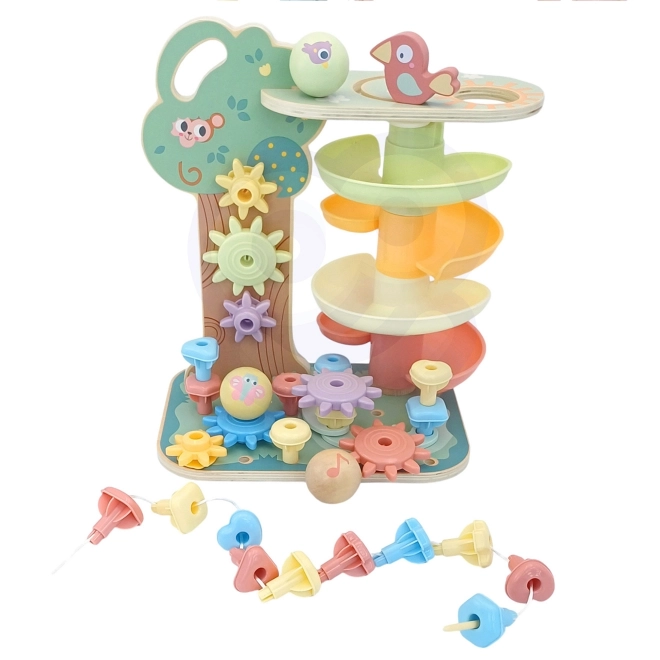 Arbore De Activități Montessori 4 În 1 Woopie Green