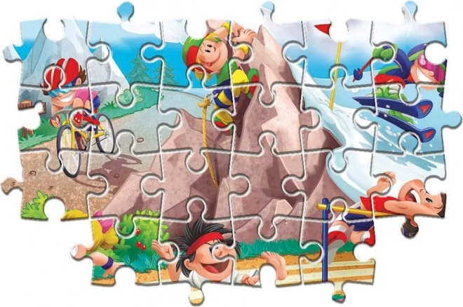 Puzzle Clementoni 2x20 piese - Sportiv