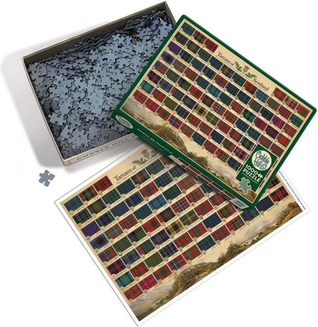 Puzzle Cobble Hill Tartanuri Scoțiene 1000 piese