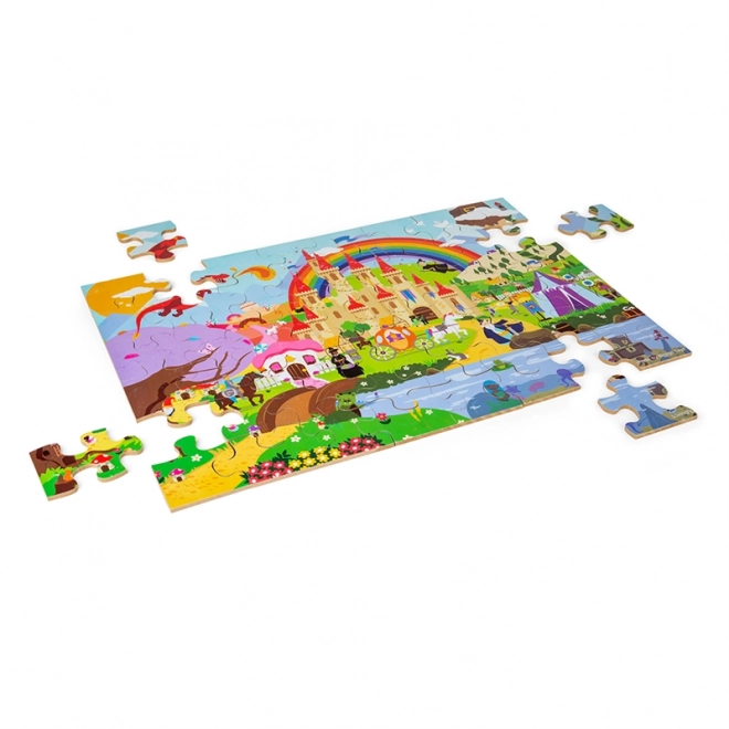 Puzzle fantezie copii Bigjigs Toys