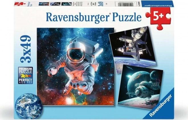 Puzzle Explorarea Spațiului 3x49 Piese