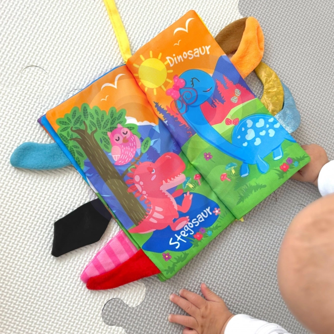 Carte senzorială cu cozi de animale Woopie Baby