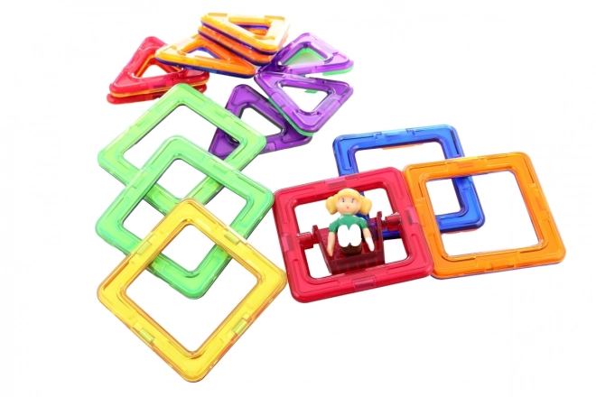 Set de construcție magnetică 16 piese