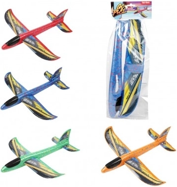 Avion aruncător din polistiren 39 cm în pungă