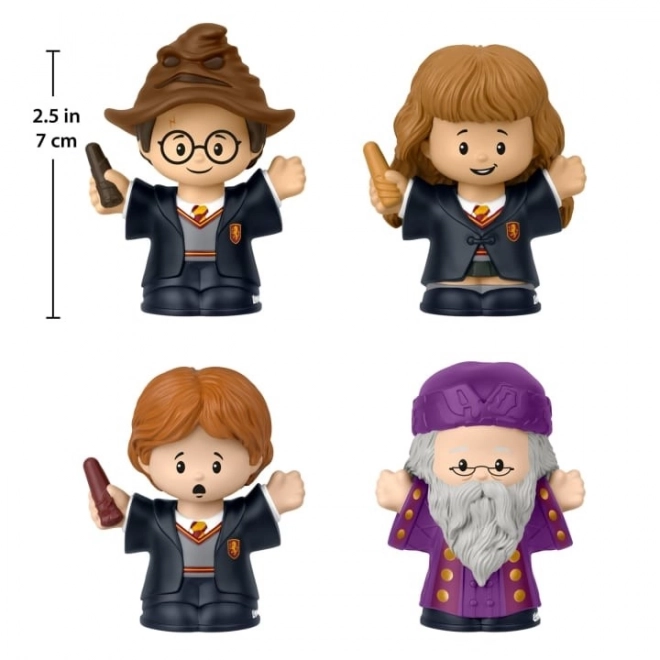 Setul de figurine Little People Harry Potter și Piatra Filosofală