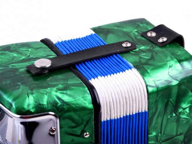 Mare acordeon muzical pentru copii Harmonia – Verde