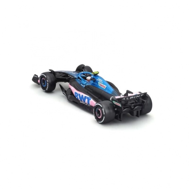 mașinuță Bburago Formula 1 BWT Alpine A523 Pierre Gasly