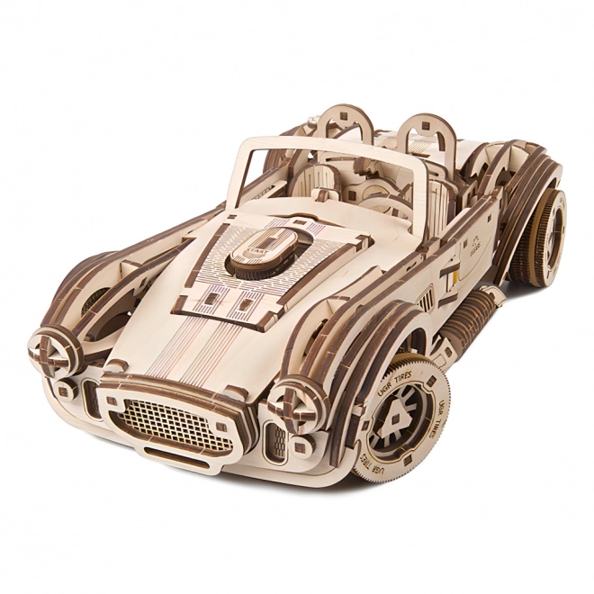 Mașină de curse Drift Cobra 3D Puzzle UGEARS