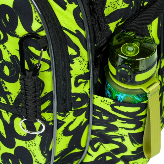 BAAGL 3 SET Core Lime: rucsac, penar, saculet