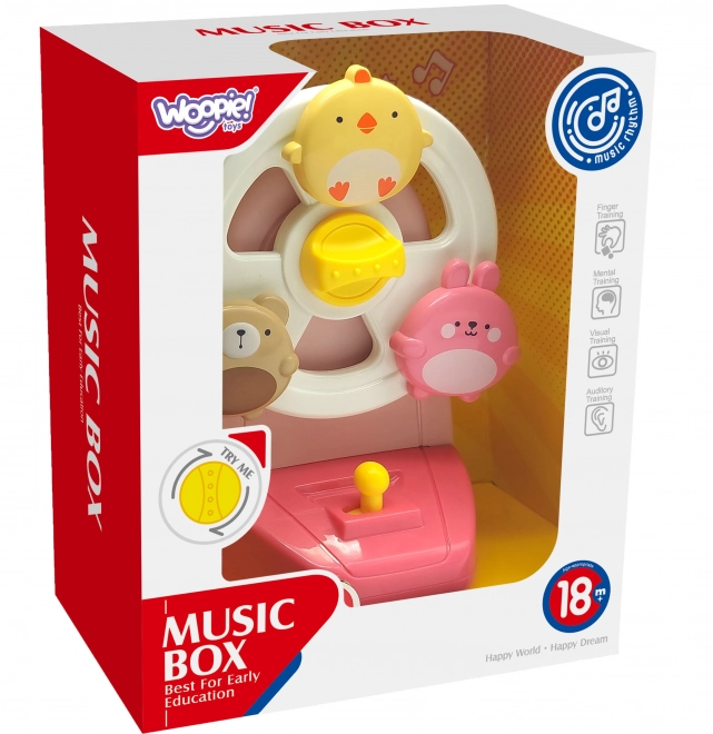 Carusel muzical cu animale Woopie Baby