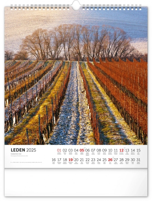 Calendar Perete Farmecele Toscanei Morave 2025