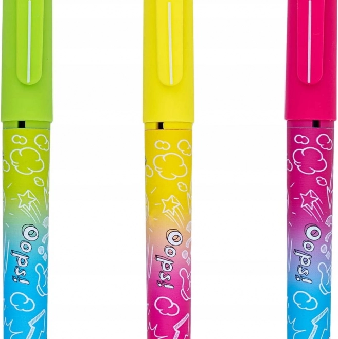 Pix cu radieră ASTRA OOPS! 0,6 mm neon, 1 buc (mix)