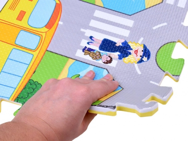 Covoraș puzzle stradă EVA