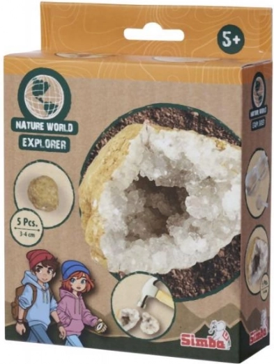 Set de descoperire geode 5 buc