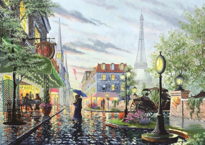 Puzzle Ploaie de vară la Paris 2000 de piese