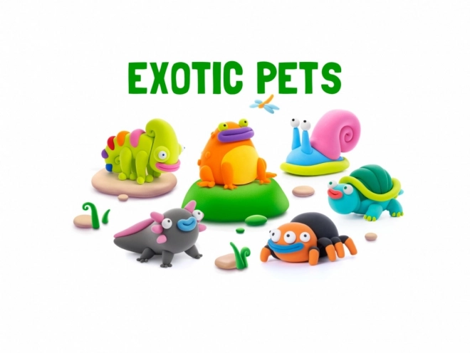 Hey clay animale exotice set de modelaj