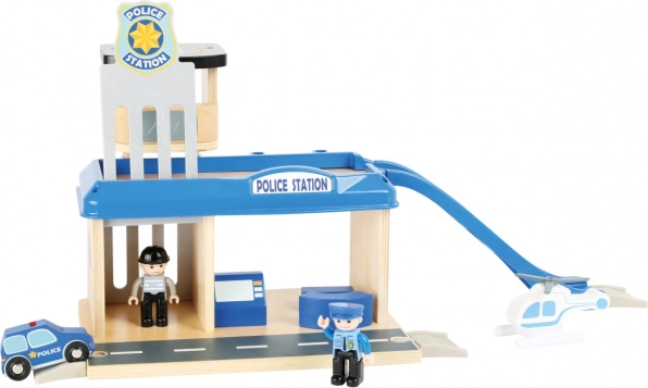 Stație de poliție din lemn Small Foot cu accesorii
