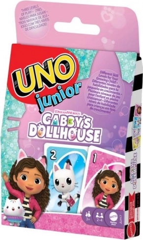 Uno Junior Gabby’s Dollhouse – joc de cărți pentru copii