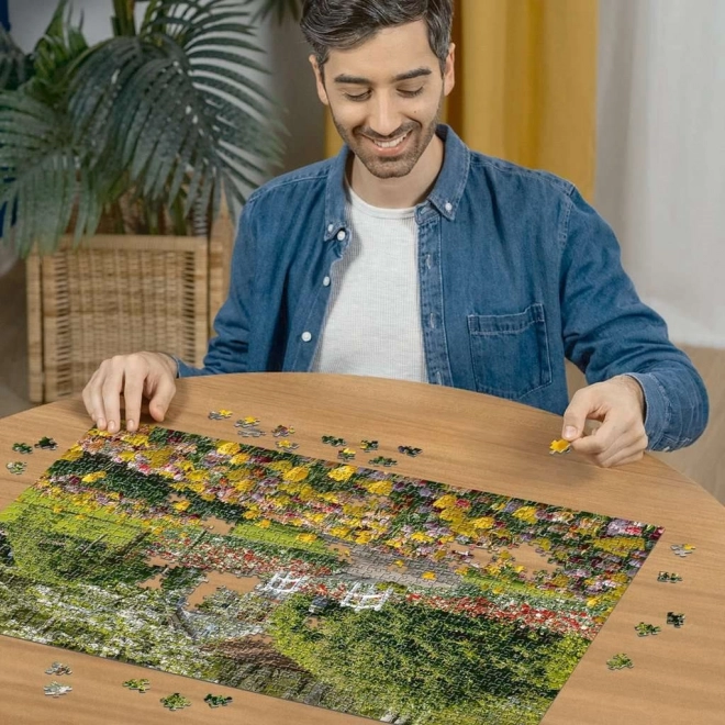 Puzzle Ravensburger Grădini Magice: Keukenhof, Olanda 1000 piese