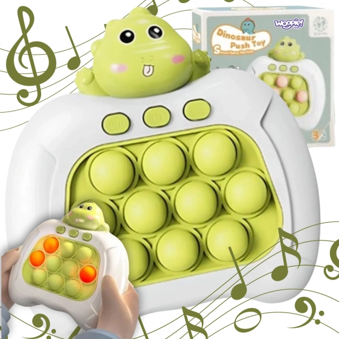 Joc interactiv Pop It Dinozaur verde