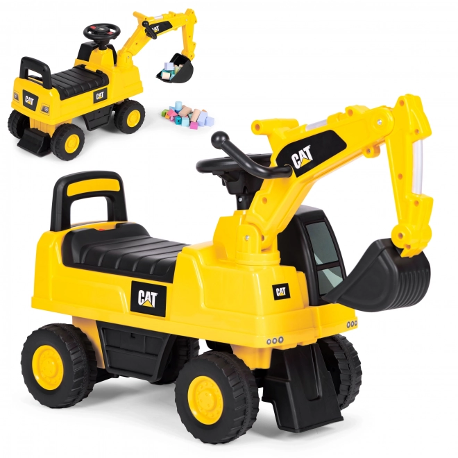 Buldozer copii cu volan interactiv și sunete - CAT
