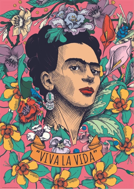 Puzzle Frida Kahlo: Viva la Vida 500 Piese