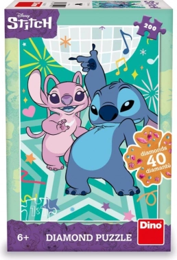 Puzzle Dino Stitch Diamond 200 piese