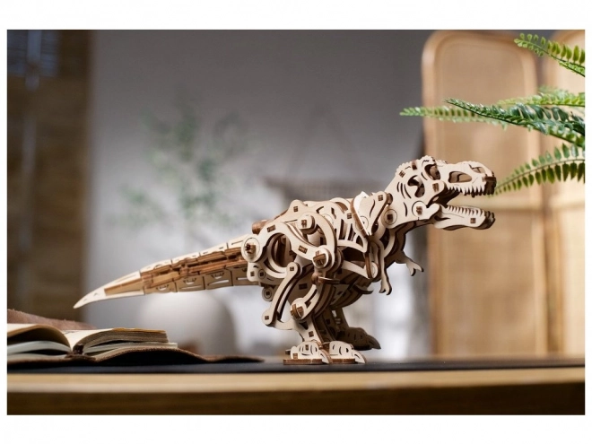 Puzzle mecanic 3D din lemn Tyrannosaurus Rex