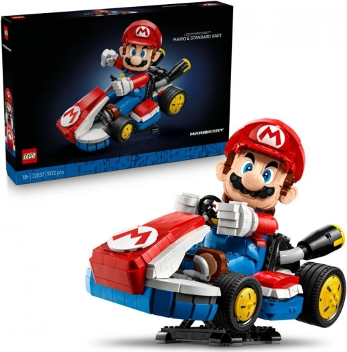 set de construcție nintendo super mario – mario în kartul standard