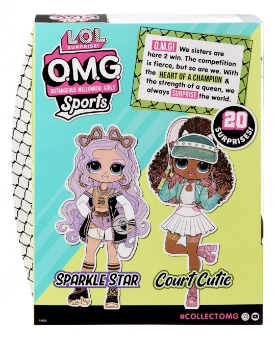 Păpușă LOL Surprise OMG Sports Court Cutie Series 3