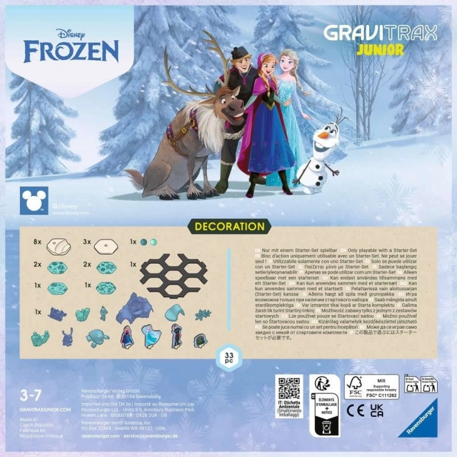 Set GraviTrax Junior: Regatul Înghețat Disney