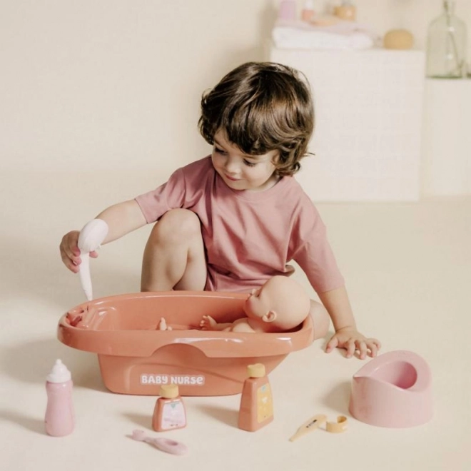 Cadă pentru păpuși Baby Nurse cu accesorii